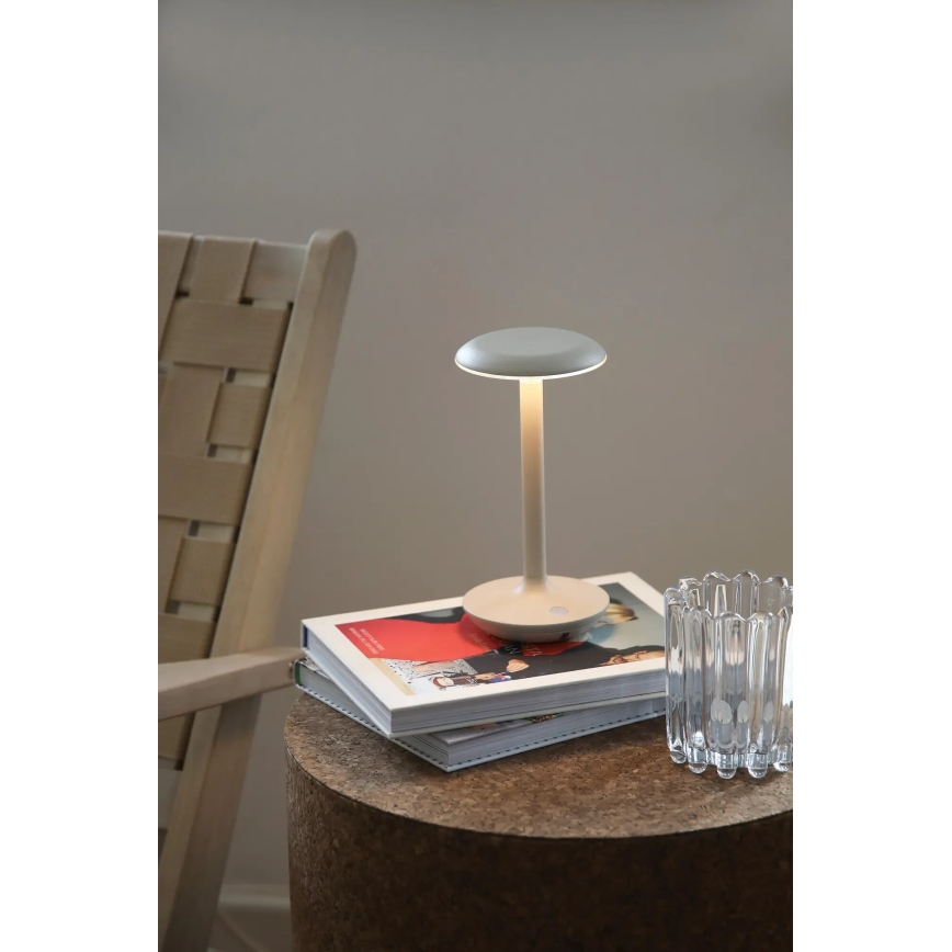 Markslöjd 108917 - LED Hämardatav väli laetav laualamp PETIT LED/2W/1800 mAh 2200/2700/3000K IP44 hall