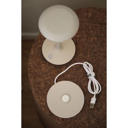 Markslöjd 108917 - LED Hämardatav väli laetav laualamp PETIT LED/2W/1800 mAh 2200/2700/3000K IP44 hall