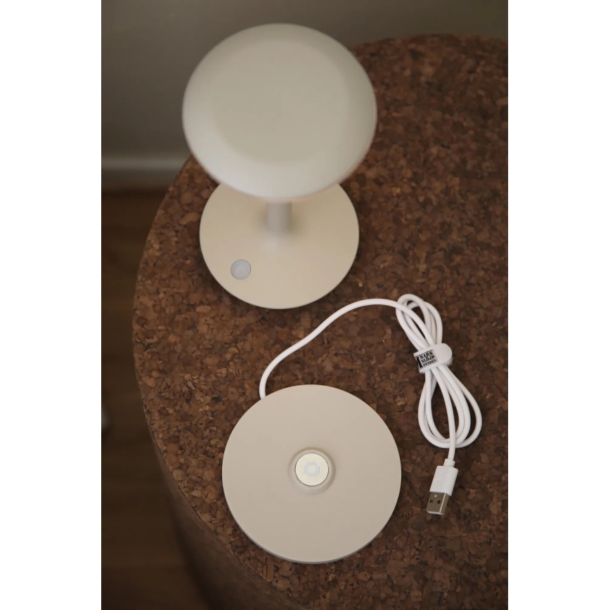 Markslöjd 108917 - LED Hämardatav väli laetav laualamp PETIT LED/2W/1800 mAh 2200/2700/3000K IP44 hall