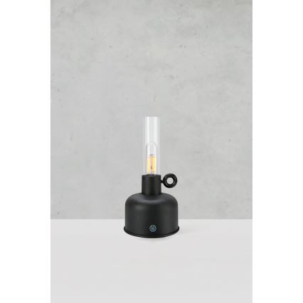 Markslöjd 108919 - LED Hämardatav väli laetav laualamp ASTRID LED/2W/1200 mAh IP44 must