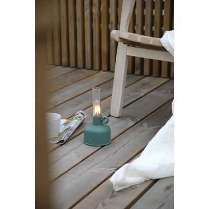 Markslöjd 108920 - LED Hämardatav väli laetav laualamp ASTRID LED/2W/1200 mAh IP44 roheline