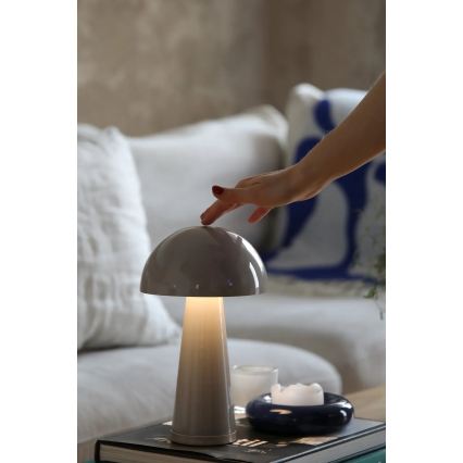 Markslöjd 108950 - LED hämardatav laetav laualamp FUNGI LED/1,5W/5V 2000 mAh IP44 hall