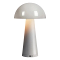 Markslöjd 108950 - LED hämardatav laetav laualamp FUNGI LED/1,5W/5V 2000 mAh IP44 hall