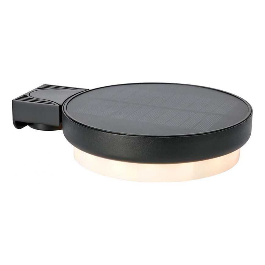 Markslöjd 108952 - hämardatav LED-päikesetoitel seinavalgusti FRAME LED/2W/3,7V 4000 mAh IP44 must