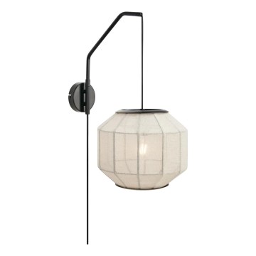 Markslöjd 108957 - Seinavalgusti ASUKA 1xE27/60W/230V linane/must