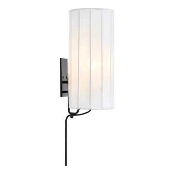 Markslöjd 108960 - Seinalamp HIKARI 1xE27/60W/230V valge/must
