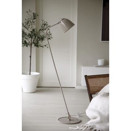 Markslöjd 108966 - TILT põrandalamp 1xE27/60W/230V hall