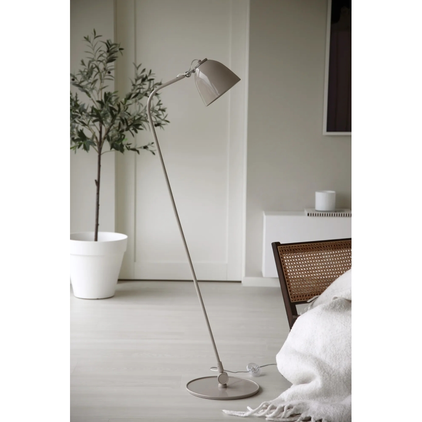 Markslöjd 108966 - TILT põrandalamp 1xE27/60W/230V hall