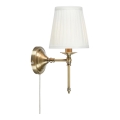 Markslöjd 108968 - Seinavalgusti MANOR 1xE14/40W/230V valge/messing