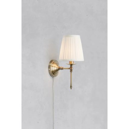 Markslöjd 108968 - Seinavalgusti MANOR 1xE14/40W/230V valge/messing