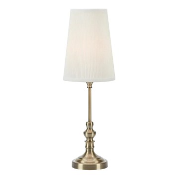 Markslöjd 108969 - Laualamp NOBLE 1xE14/40W/230V 56 cm valge/messing