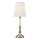 Markslöjd 108970 - Laualamp NOBLE 1xE14/40W/230V 66 cm valge/messing