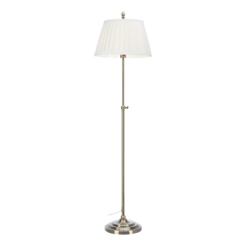Markslöjd 108972 - Põrandalamp OXFORD 1xE14/40W/230V valge/messing