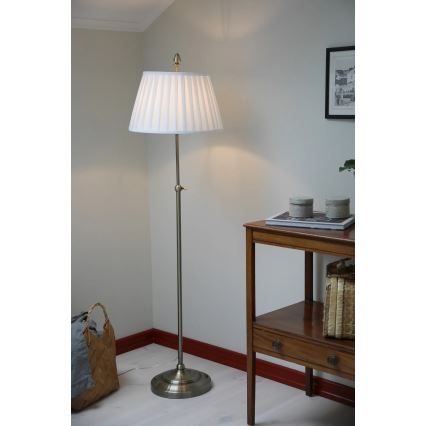 Markslöjd 108972 - Põrandalamp OXFORD 1xE14/40W/230V valge/messing