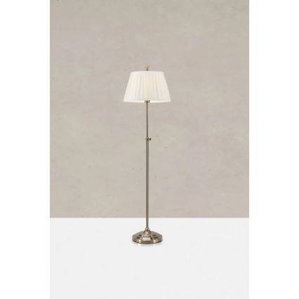 Markslöjd 108972 - Põrandalamp OXFORD 1xE14/40W/230V valge/messing