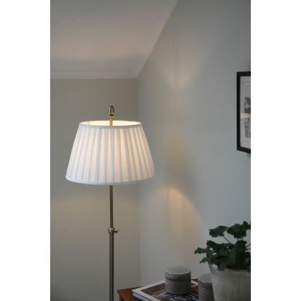Markslöjd 108972 - Põrandalamp OXFORD 1xE14/40W/230V valge/messing