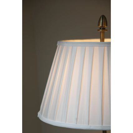 Markslöjd 108972 - Põrandalamp OXFORD 1xE14/40W/230V valge/messing