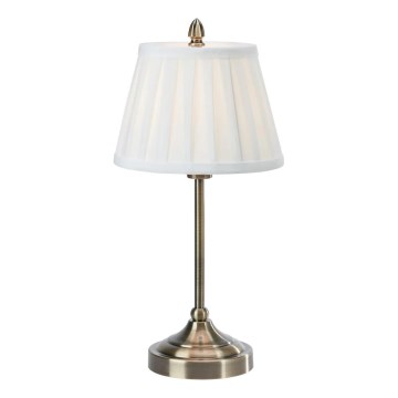 Markslöjd 108973 - Laualamp OXFORD 1xE14/40W/230V valge/messing