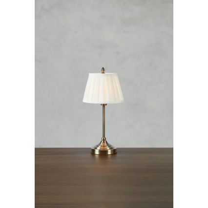 Markslöjd 108973 - Laualamp OXFORD 1xE14/40W/230V valge/messing