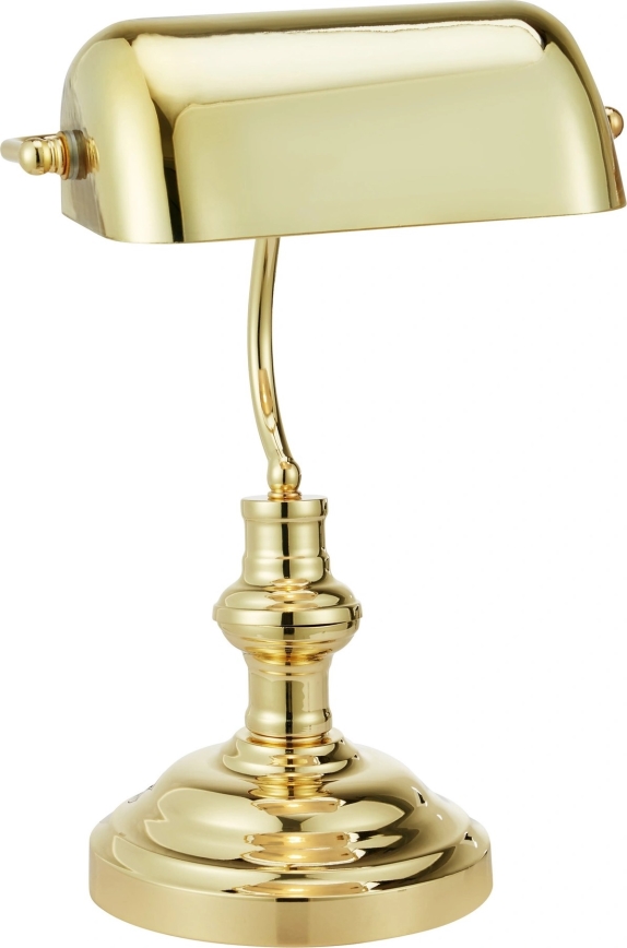 Markslöjd 108977 - Laualamp BANKERS 1xE14/40W/230V kuldne