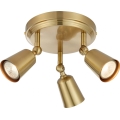 Markslöjd 108980 - suunatav laevalgusti TINY 3xGU10/7W/230V, messing