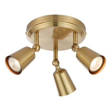Markslöjd 108980 - suunatav laevalgusti TINY 3xGU10/7W/230V, messing