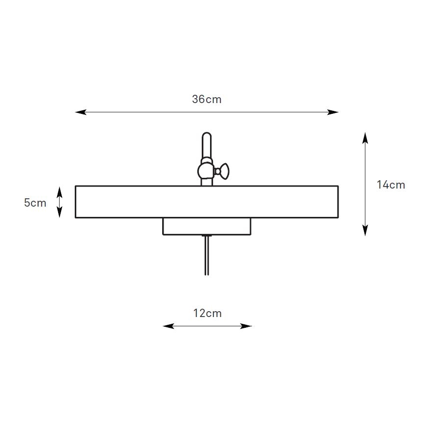 Markslöjd 108982 - pildivalgusti CIGLIA 2xE14/40W/230V messing