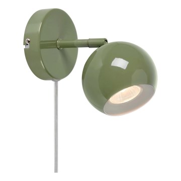Markslöjd 108985 - Seinale kinnitatav spotvalgusti POP 1xGU10/7W/230V roheline
