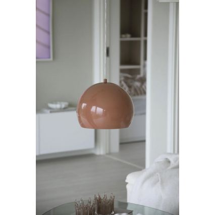 Markslöjd 108987 - rippvalgusti POP kaabliga 1xE27/40W/230V Ø 28 cm pruun