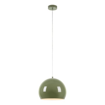 Markslöjd 108988 - ripatslaelamp POP kaablil 1xE27/40W/230V, läbimõõt 28 cm, roheline