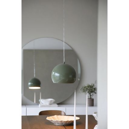 Markslöjd 108988 - ripatslaelamp POP kaablil 1xE27/40W/230V, läbimõõt 28 cm, roheline
