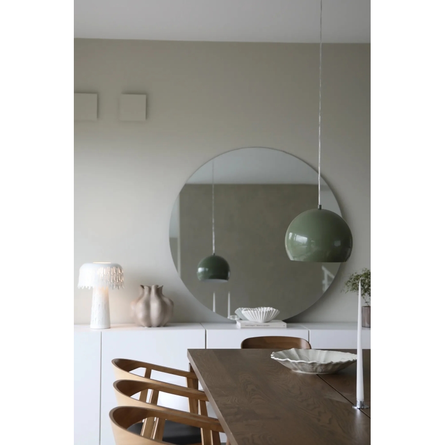 Markslöjd 108988 - ripatslaelamp POP kaablil 1xE27/40W/230V, läbimõõt 28 cm, roheline