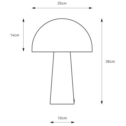 Markslöjd 108994 - Laualamp MANTAR 1xE14/40W/230V sinine