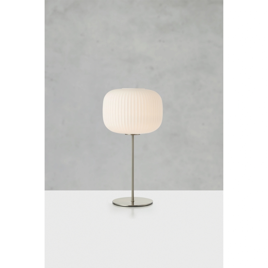 Markslöjd 109007 - Laualamp SOBER 1xE27/40W/230V valge/mattkroom