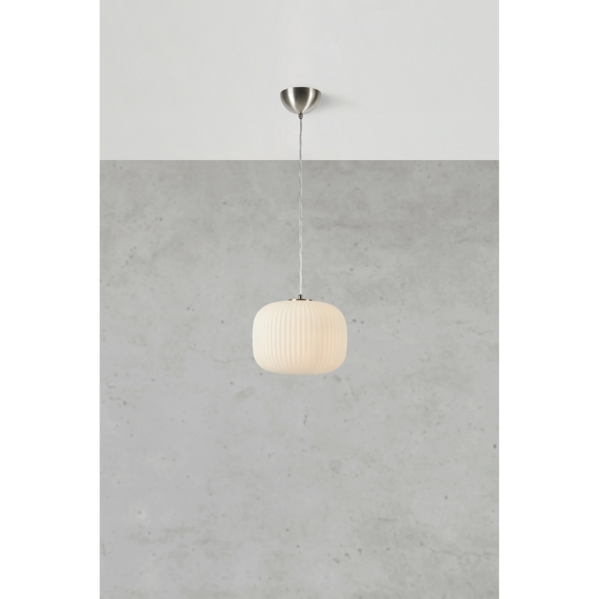 Markslöjd 109008 - Rippvalgusti kaabliga SOBER 1xE27/40W/230V, läbimõõt 25 cm, mattkroom