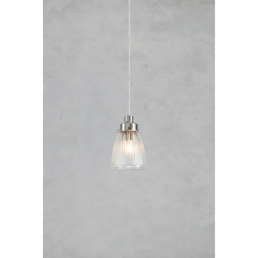 Markslöjd 109009 - Ripplamp juhtmega BELLIS 1xE14/40W/230V, mattkroomviimistlusega