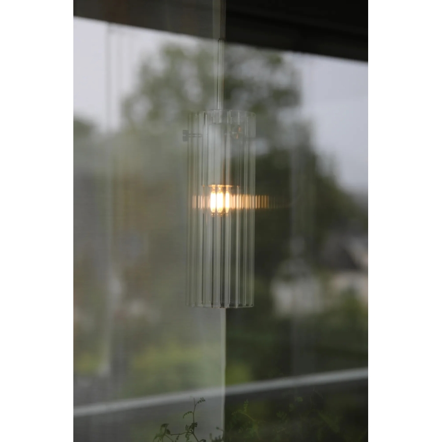 Markslöjd 109013 - Rippvalgusti kaabliga TIBIA 1xE14/40W/230V läbipaistev/messing