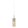 Markslöjd 109015 - Ripplamp juhtmega TIBIA 1xE14/40W/230V suitsune beež/messing