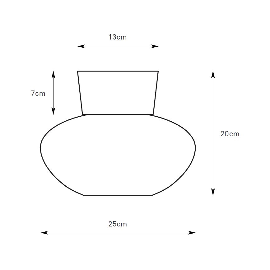 Markslöjd 109025 - Laelamp MALAGA 1xE27/40W/230V läbimõõt 25 cm mattkroom