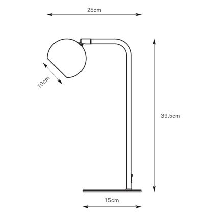 Markslöjd 109034 - POP laualamp 1xGU10/7W/230V roheline
