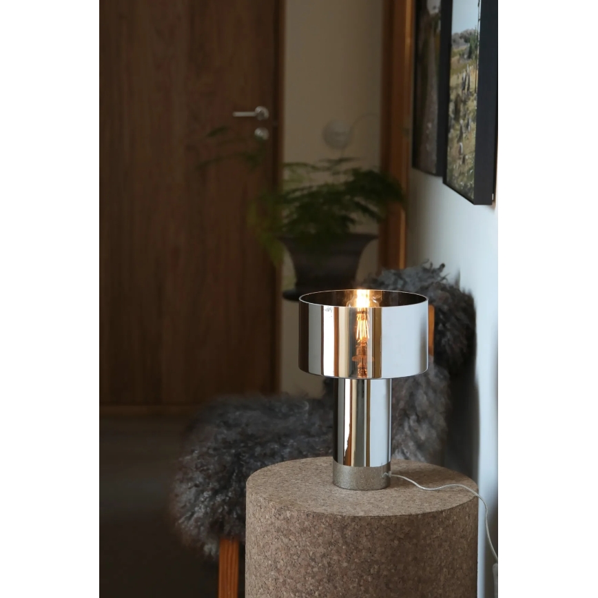 Markslöjd 109144 - Laualamp CORIN 1xE27/60W/230V läikiv kroom