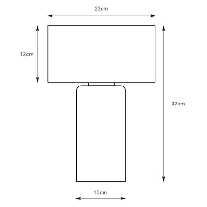 Markslöjd 109144 - Laualamp CORIN 1xE27/60W/230V läikiv kroom