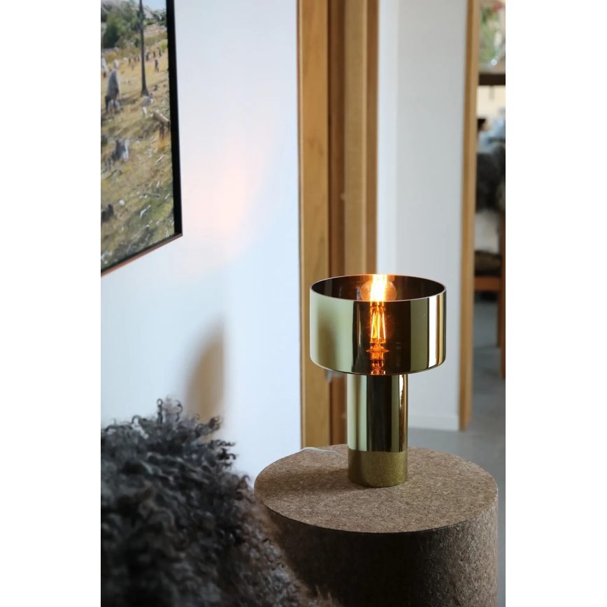 Markslöjd 109145 - laualamp CORIN 1xE27/60W/230V kuldne
