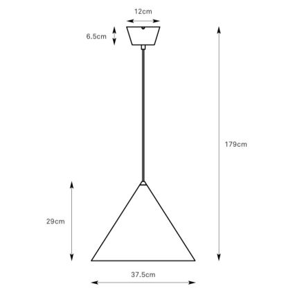 Markslöjd 109162 - Rippvalgusti kaablil TIP 1xE27/60W/230V hall