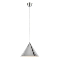 Markslöjd 109163 - Kaabliga rippvalgusti TIP 1xE27/60W/230V läbimõõt 37,5 cm läikiv kroom
