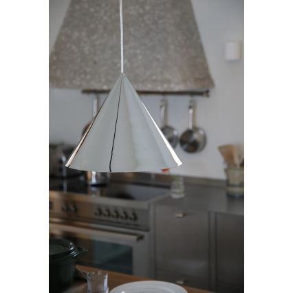 Markslöjd 109163 - Kaabliga rippvalgusti TIP 1xE27/60W/230V läbimõõt 37,5 cm läikiv kroom