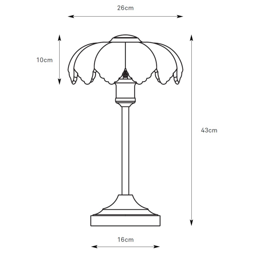 Markslöjd 109179 - laualamp KURAGE 1xE27/60W/230V messing/valge