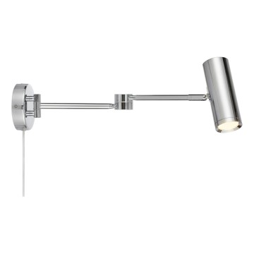 Markslöjd 109182 - LED-hämardatav seinavalgusti ARLO LED/4,9W/230V läikiv kroom