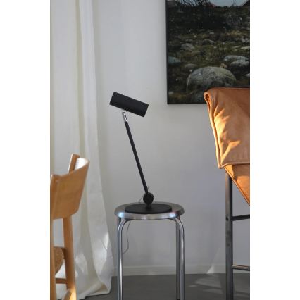 Markslöjd 109183 - LED hämardatav laualamp ARLO LED/4,9W/230V must