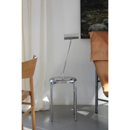 Markslöjd 109184 - LED-hämardatav laualamp ARLO LED/4,9W/230V läikiv kroom